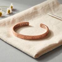 Violet | Screw-Head Copper Cuff