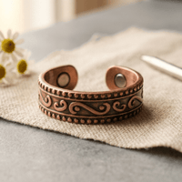 Ottilie | Engraved Magnetic Copper Ring