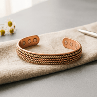 Amelia | Braided Magnetic Copper Bracelet