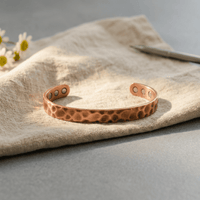 Tamsin | Textured Copper Cuff