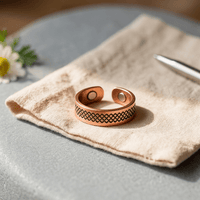 Bryony | Lattice Magnetic Copper Ring