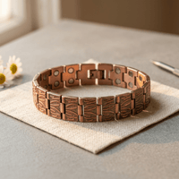 George | Men's Feather Link Copper Bracelet