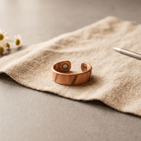 Theodora | Wide Magnetic Copper Ring