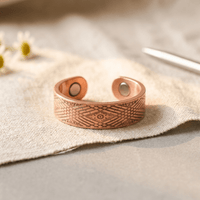 Juliet | Crosshatch Copper Ring