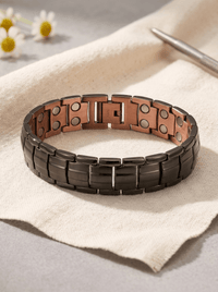Edward | Men's Two-Tone Copper Bracelet
