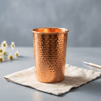 Thea | Hammered Pure Copper Cup