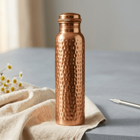 Clementine | Hammered Pure Copper Water Bottle