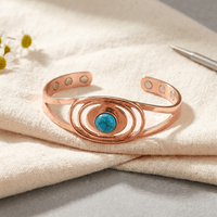Jane | Turquoise Copper Bracelet