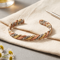 Daphne | Three-Strand Braided Copper Cuff