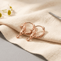 Hazel | Sculpted Copper Earrings