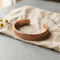 Esme | Rope Pattern Copper Cuff