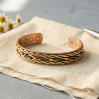 Pamela | Three-Tone Twisted Copper Bracelet