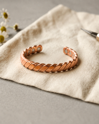 Kathleen | Faceted Copper Cuff