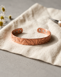 Imogen | Engraved Magnetic Clasp Copper Bracelet