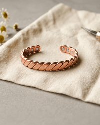 Henrietta | Spiral Twist Copper Cuff