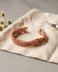 Olivia | Torsade Copper Cuff