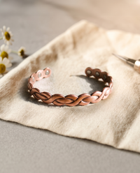 Teresa | Open Weave Copper Bracelet