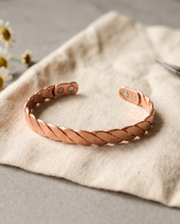 Jacqueline | Braided Open Weave Copper Bracelet