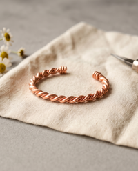Sophia | Twisted Wire Copper Bracelet