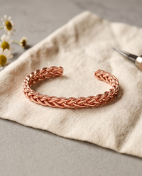Valerie | Plaited Copper Bracelet