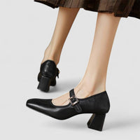 Hélène | Elegant Heeled Mary Janes