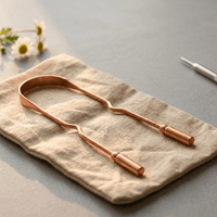 Primrose | Pure Copper Tongue Scraper