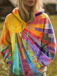 Tansy | Relaxed Artful Hooded Pullover