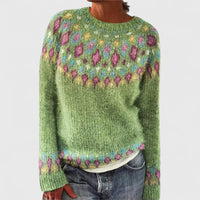 Sandra | Retro Scandinavian Knitted Jumper
