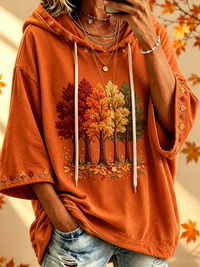 Margot | Autumn Print Hoodie