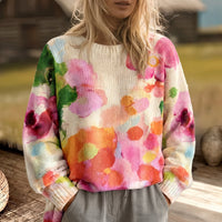 Beatrice | Watercolour Bloom Sweater