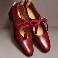 Sophie | Tie-Ribbon Ballet Flats