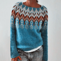 Eva | Retro Scandinavian Knitted Jumper
